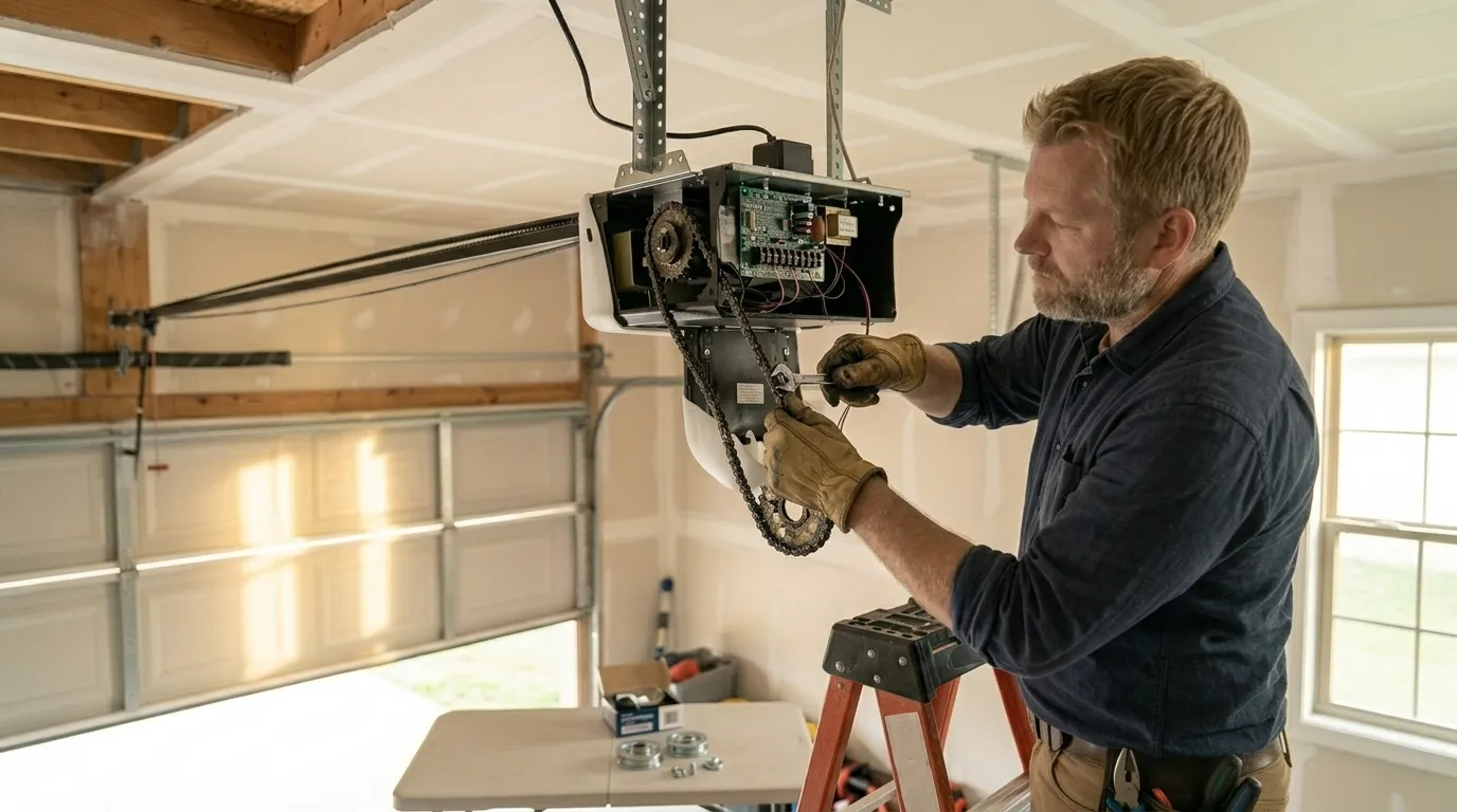 Repaired & tested - Brighton garage door service