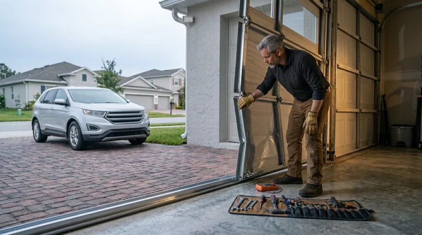 Repaired & tested - Brighton garage door service