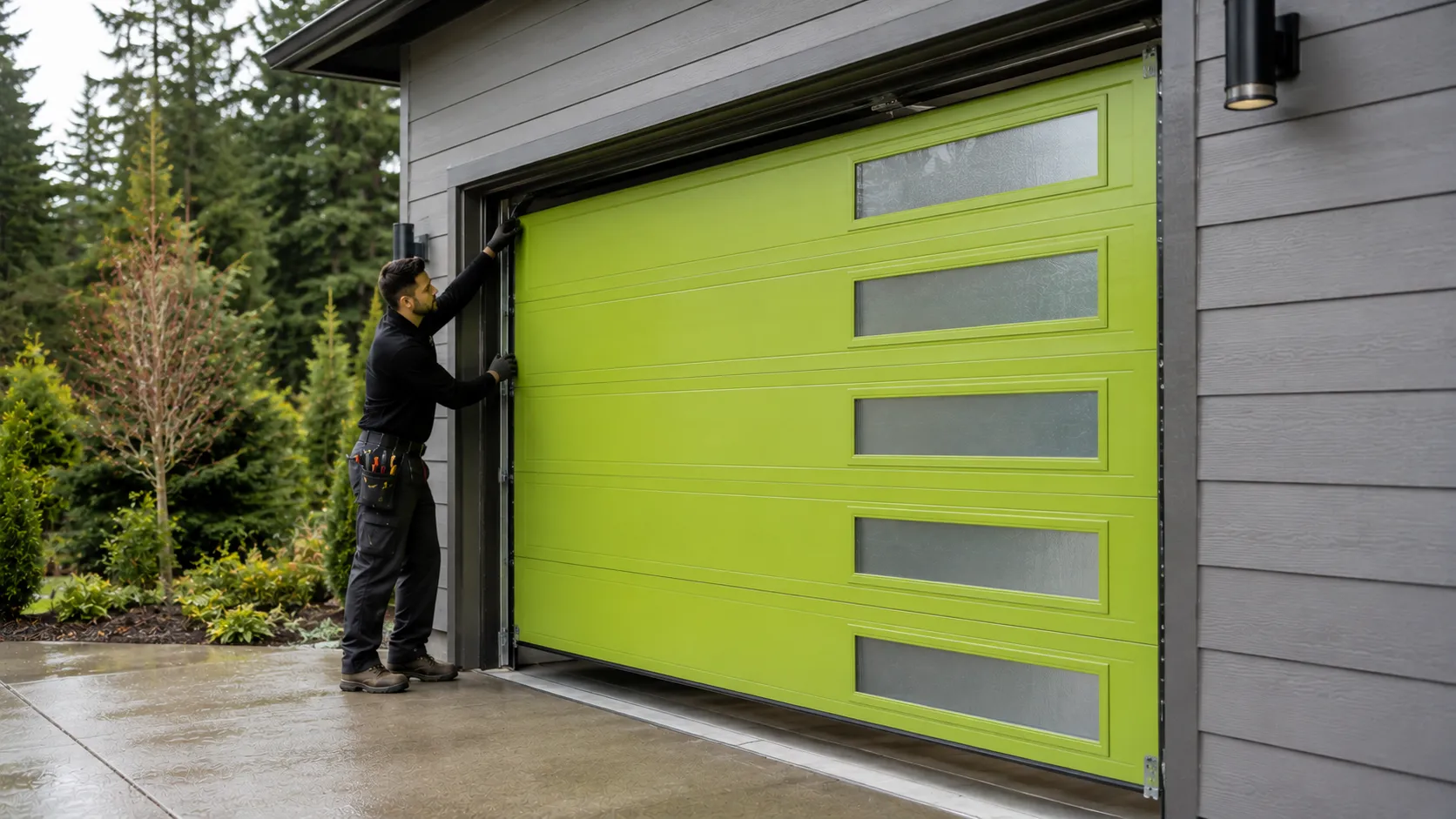 Garage door guides for Brighton homeowners